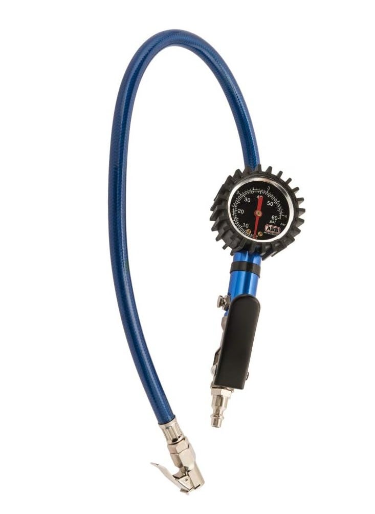 ARB - Tire Pressure Monitor | Inflator and Deflator with Analog Gauge | Flexible Hose | Blue | Accurate Tire Pressure Gauge for Cars, Trucks, and Motorcycles - Image 1