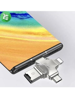 Yesido GS13 Multifunction Card Reader USB 2.0 Super Fast Data Transmission Silver  - Image 4