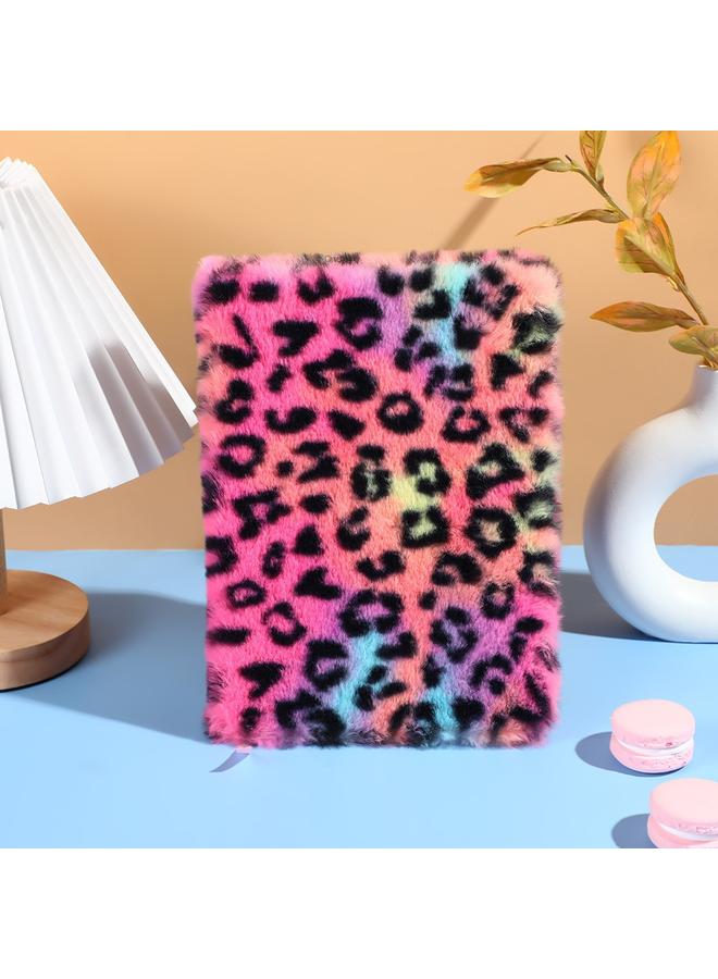 الأزرق جي دبليو عبر الحدود قوس قزح ليوبارد كارتون أفخم دفتر ملاحظات الطالب مفكرة الإنترنت فتاة مشهورة قلب أميرة كتاب يدوي جديد - Image 1