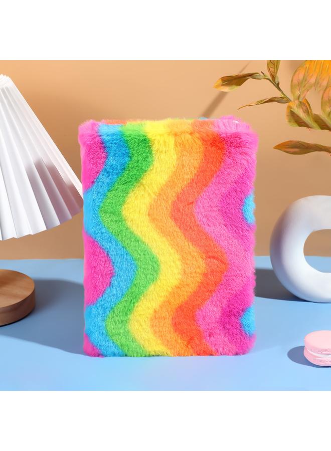 الأزرق جي دبليو عبر الحدود قوس قزح ليوبارد كارتون أفخم دفتر ملاحظات الطالب مفكرة الإنترنت فتاة مشهورة قلب أميرة كتاب يدوي جديد - Image 2