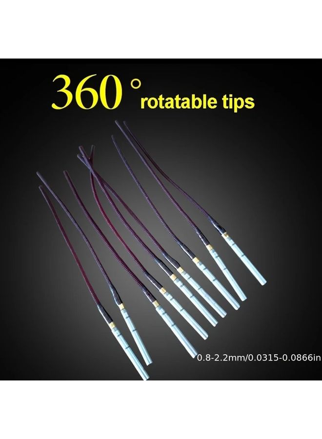 10pcs Rotatable Fishing Rod Tips With Polyamide Coating 1 2mm Outer Diameter - Image 1