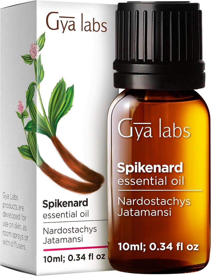 gya labs زيت سباكنارد العطري من جيا لابز - 0.34 أونصة سائلة - للشعر، البشرة، الناشر، العلاج بالروائح وصنع الشموع بنفسك - Image 1