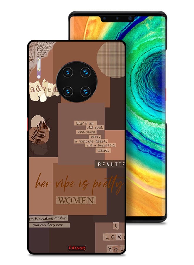Tolwak Huawei Mate 30 Pro 4G Protective Case Cover Adventurer Women - Image 1