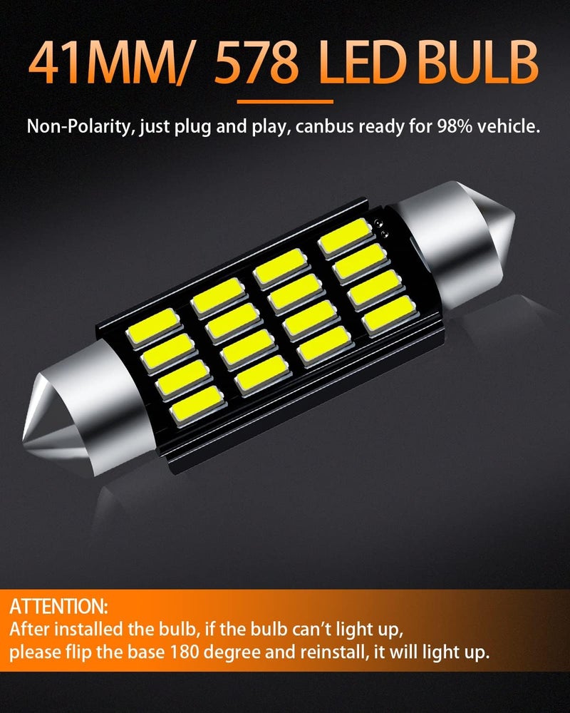 MEALAM White LED Bulbs Package Kit for Chevy Tahoe/Yukon - Image 5