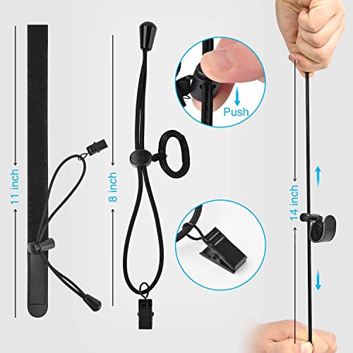 SHOPEE 16 Clips Include 8 Heavy Duty Spring Clips, 8 Backdrop Background Clip Holders, Adjustable Elastic Nylon Photo Clips, for Photography and Video Studio Shooting - Image 5