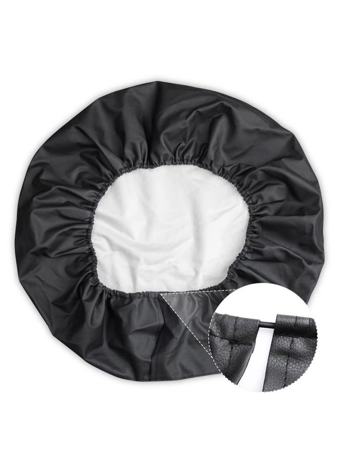 DUDSOEHO Spare Tire Cover for RV Trailer, Waterproof Leather Wheel Cover with American USA Flag, Camper Spare Tire Cover Fit for Jeep Wrangler Rv SUV Truck Travel Trailer 15" - Image 2