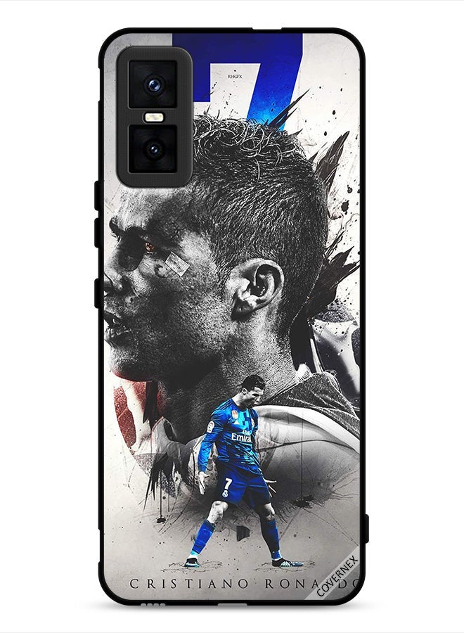 Covernex Infinix GT 30 Pro Protective Case Cover Cristiano Ronaldo Wallpaper - Image 1