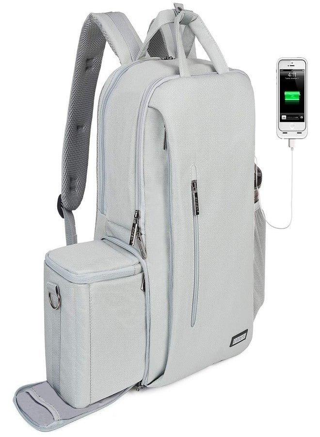 CADeN Camera Backpack w/ 15.6" Laptop Compartment, USB Charge Port, Tripod Holder, Rain Cover Compatible for Sony Canon Nikon - Image 1