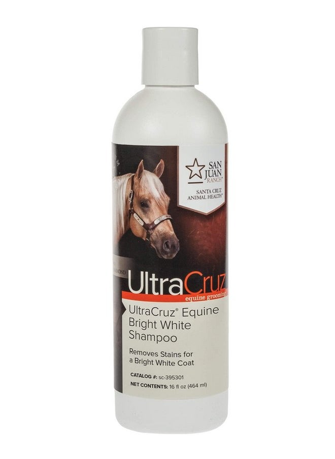 UltraCruz UltraCruz - sc-395301 Equine Bright White Horse Shampoo, 16 oz,Purple  - Image 1