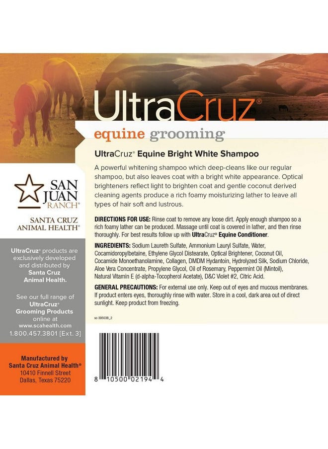 UltraCruz UltraCruz - sc-395301 Equine Bright White Horse Shampoo, 16 oz,Purple  - Image 3