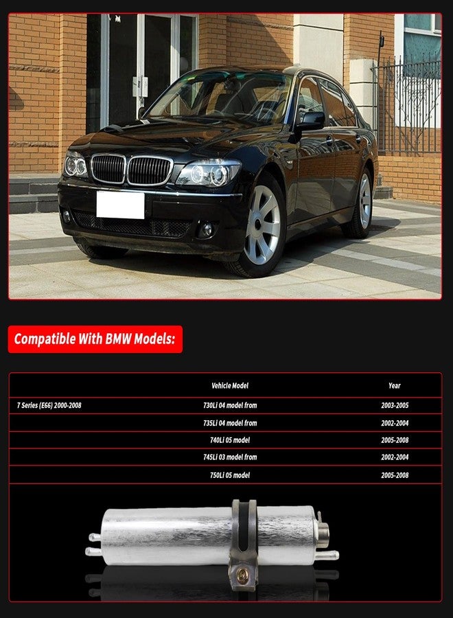 Bomunik فلتر وقود بومونيك لسيارات BMW E65 E66 745Li 745i 750Li 750i موديلات 2002-2008، رقم القطعة 16126750475 - Image 4