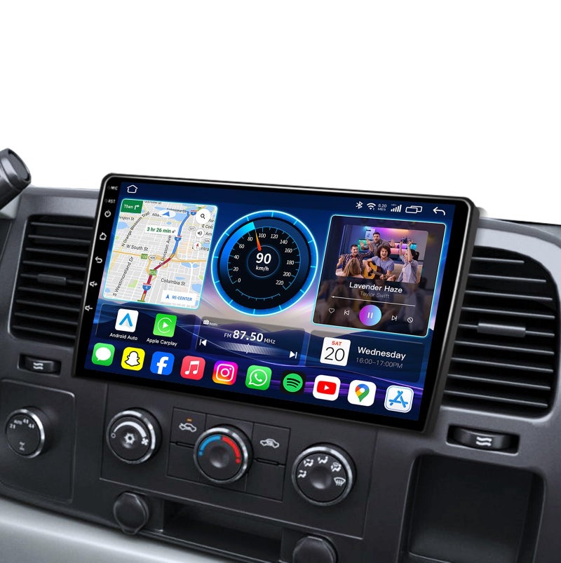Fortdows 4Core 64ROM Android 13 Radio Upgrade for Chevy Silverado 2007-2013: Tahoe Equinox GMC Sierra Yukon 10" HD IPS Touchscreen Wireless Carplay Android Auto GPS 5GWiFi Bluetooth Backup camre SWC FM - Image 1