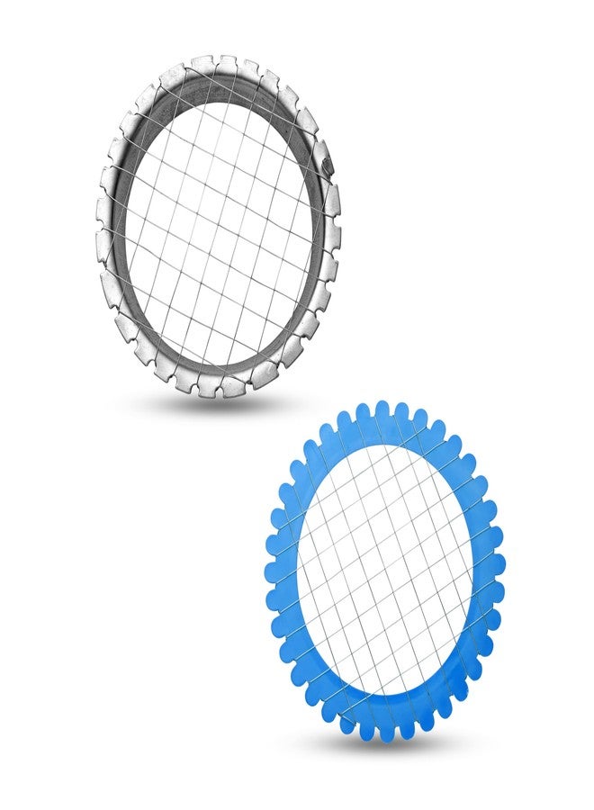 OFXDD Egg Dicer for Hard Boiled Eggs - Egg Salad Chopper Grid, Manual - Potato, Carrot & Egg Cutter Plastic & Metal - Wire Grid for Salads, Sandwiches and Appetizers, Set of 2 - Image 1