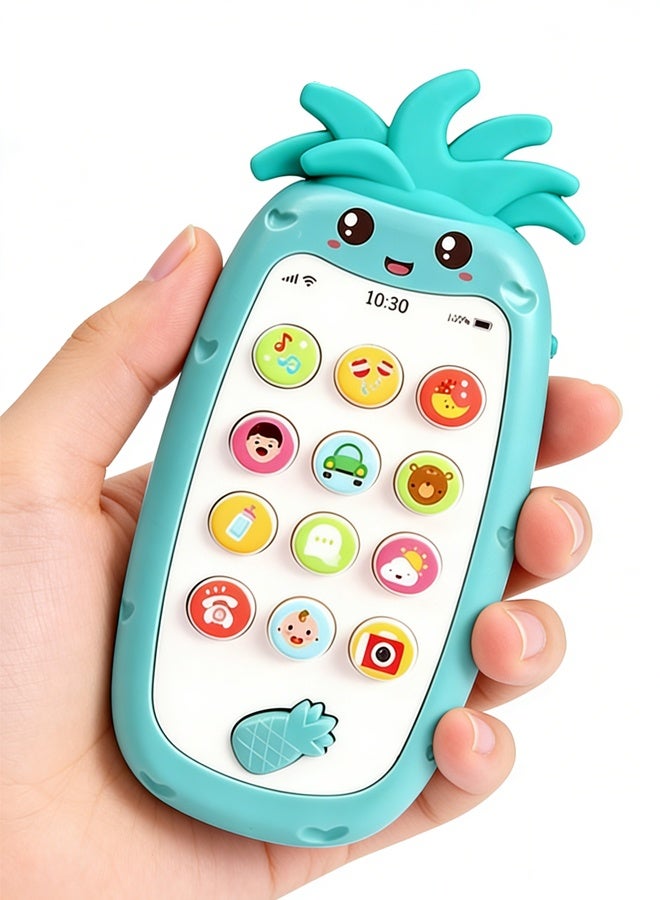 لعبة الهاتف الموسيقي متعددة الوظائف للأطفال ، لعبة التعلم الحسي للأطفال من 6 إلى 12 شهرًا ، لعبة الموسيقى التعليمية المبكرة مع تأثيرات صوتية متعددة للأطفال الرضع - Image 5