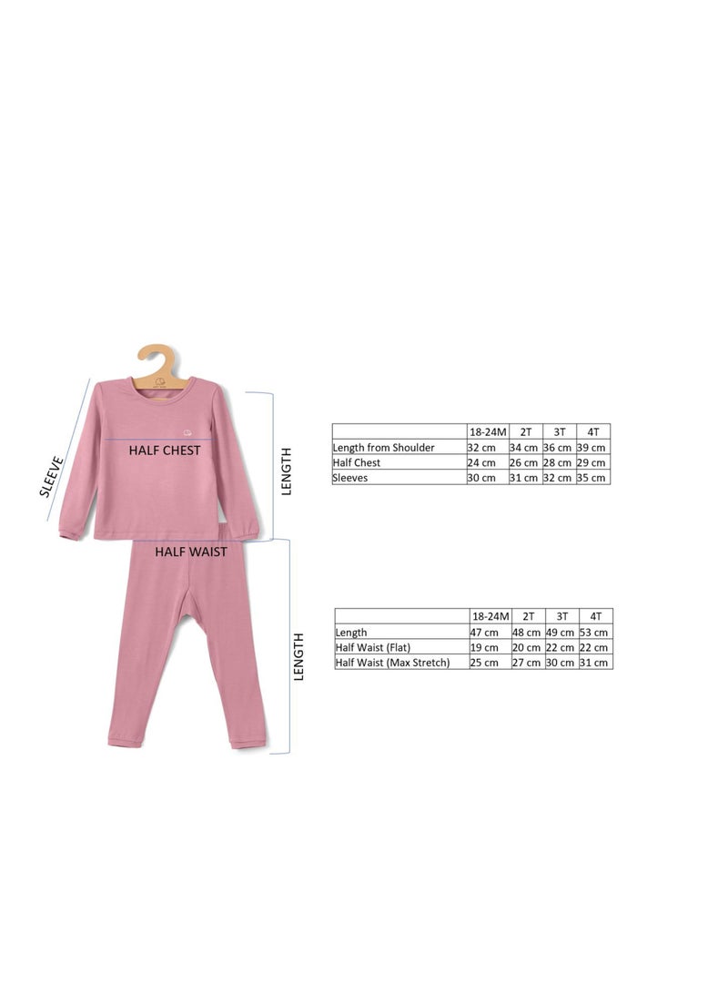 Anvi Baby Bamboo Spandex Pajama 4T Mustard  - Image 3