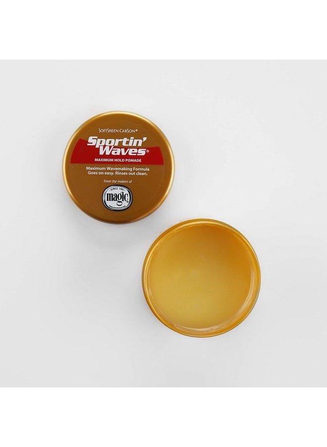 SoftSheen-Carson Softsheen Carson Sportin' Waves Maximum Hold Pomade, 2 Count - Image 3