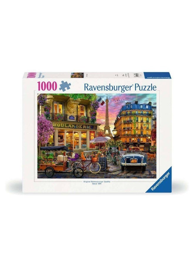 Ravensburger Paris At Dawn Jigsaw Puzzle (1000 Pieces) - Image 1