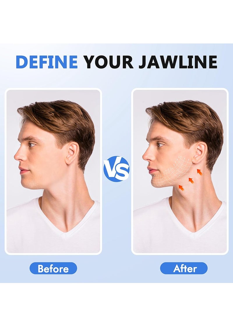 Generic 2PCS Jaw Exerciser Ball Face Slimmer Silicone Jawline Exerciser Facial Muscle Strengthening Jaw Trainer Face Exerciser for Unisex  - Image 3