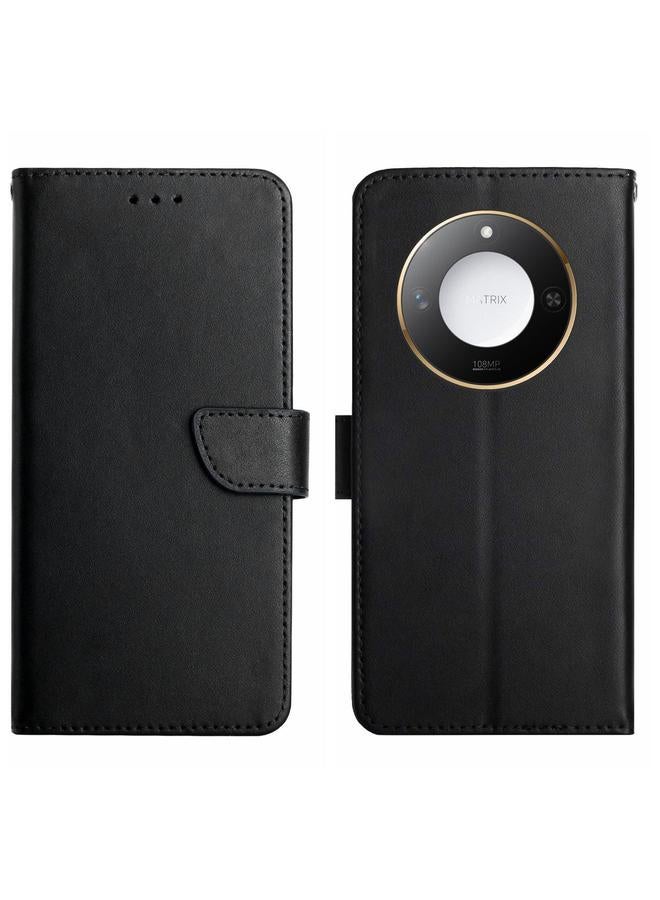 زبون جراب لهاتف Honor X9c Smart HT02 مصنوع من الجلد الطبيعي ومقاوم لبصمات الأصابع - Image 1