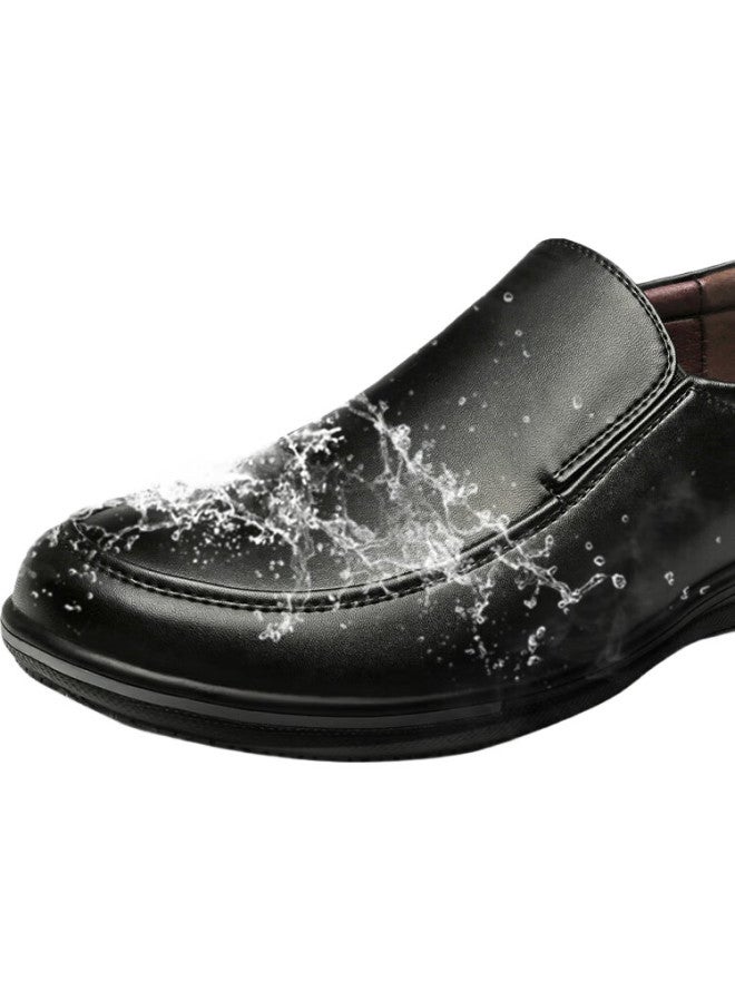 Kitchen King Chuwang Chef Shoes, Men'S Work Shoes, Non-Slip, Water-Resistant, Oil-Resistant, Kitchen And Hotel Back-Of Leather Shoes, 6222 - Image 3