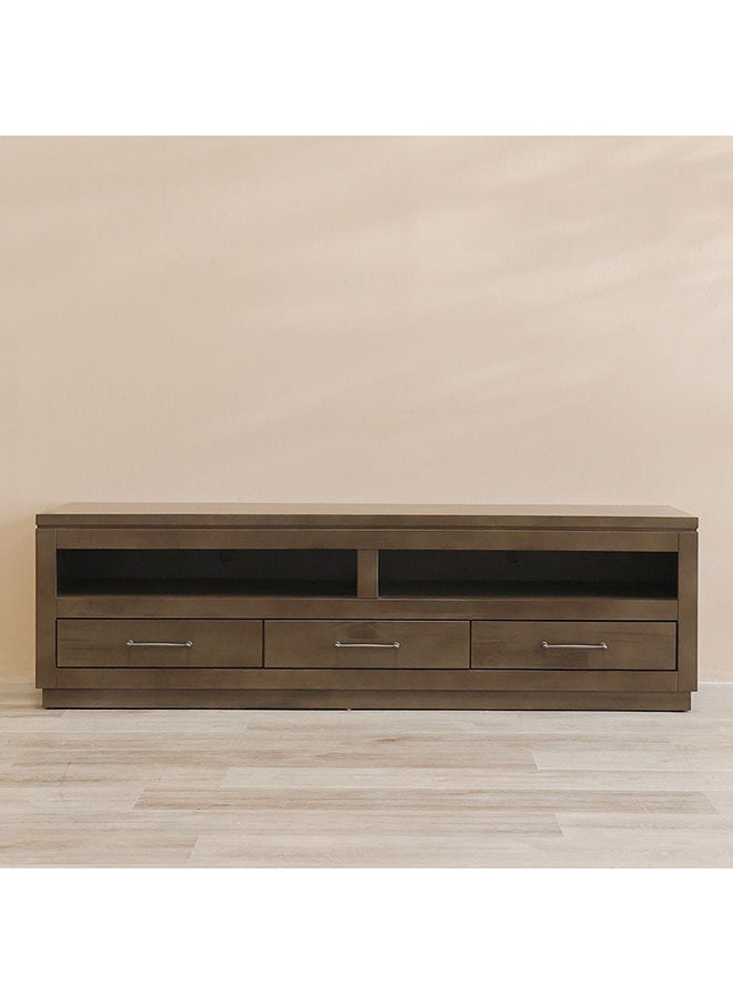 DANUBE HOME - Dakota TV Cabinet For Up To 65 Inches TV Entertainment Modern Design Wall Unit Furniture Wooden TV Stand For Living Room Bedroom TV Rack L 180 x W 45 x H 53 cm Antique Guam - Image 1