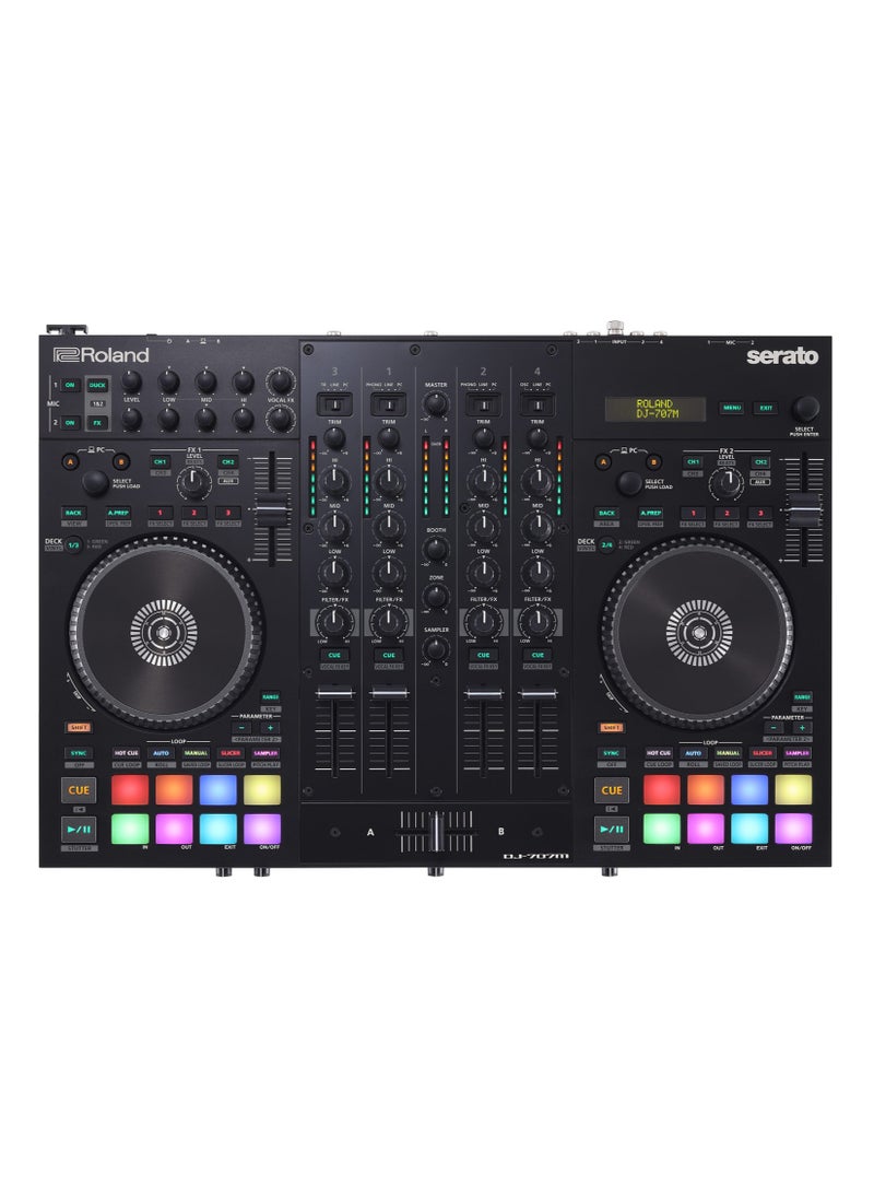 Roland - Roland DJ-707M 4-Channel DJ Controller for Serato DJ - Image 1