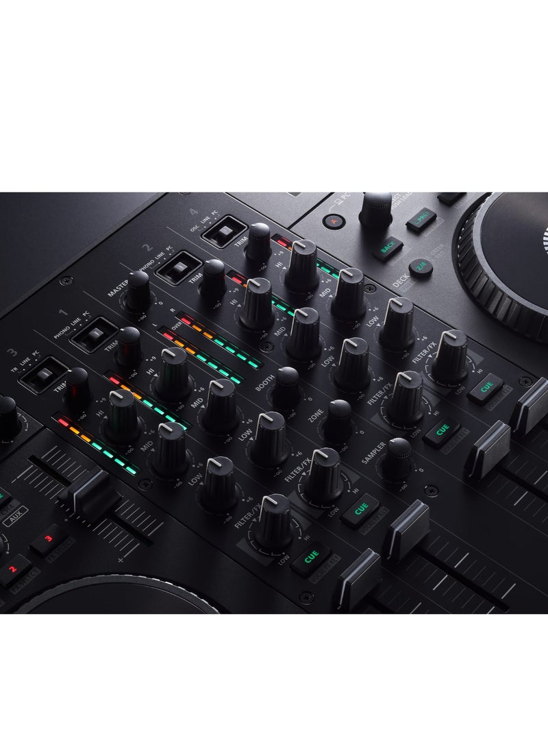 Roland - Roland DJ-707M 4-Channel DJ Controller for Serato DJ - Image 1