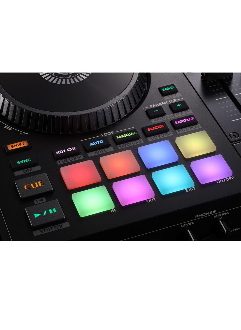 Roland - Roland DJ-707M 4-Channel DJ Controller for Serato DJ - Image 1