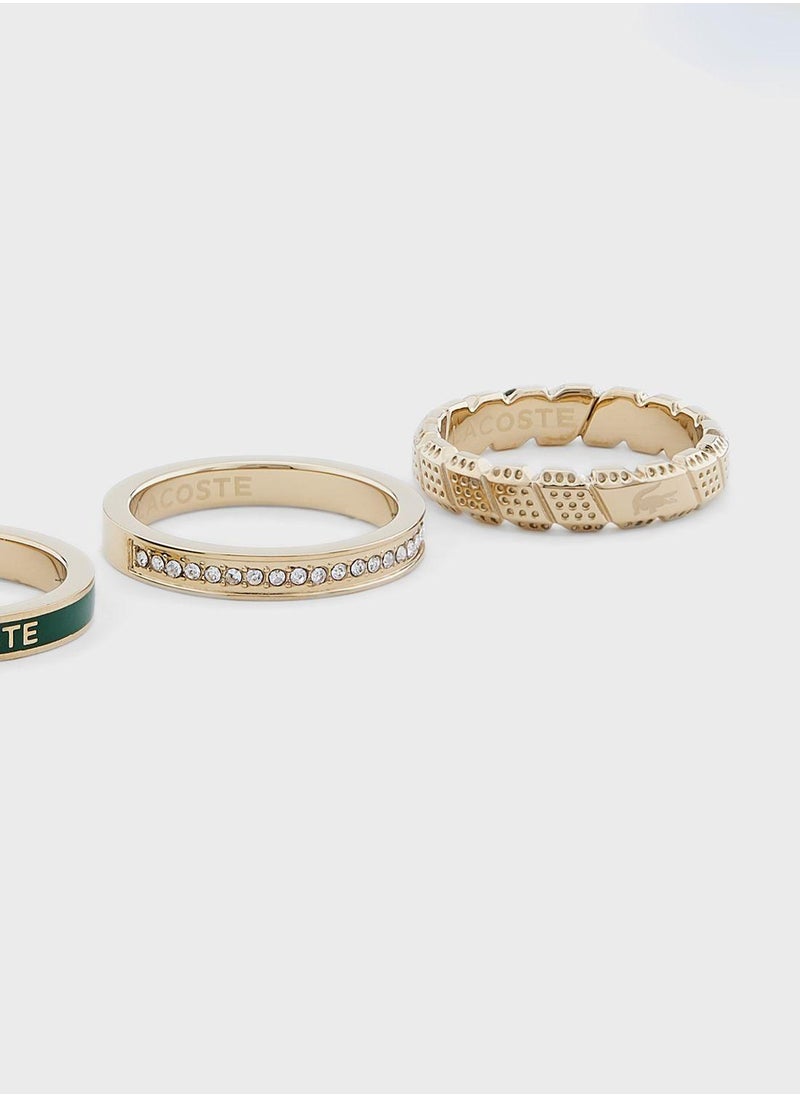 LACOSTE - Tennis Green Ring - Image 1
