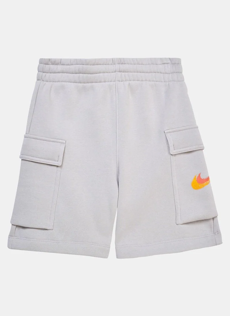نايكي Kids' Sportswear Fleece Shorts (Older Kids)