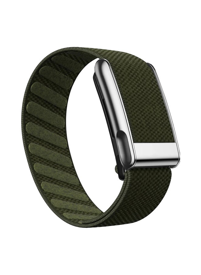 O Ozone Nylon Sport Band For WHOOP 5.0, MG, Life| Ultra-soft Breathable Sports Waterproof Replacement Wristbands for Women Men (NOT for Gen 4)- Green - Image 1