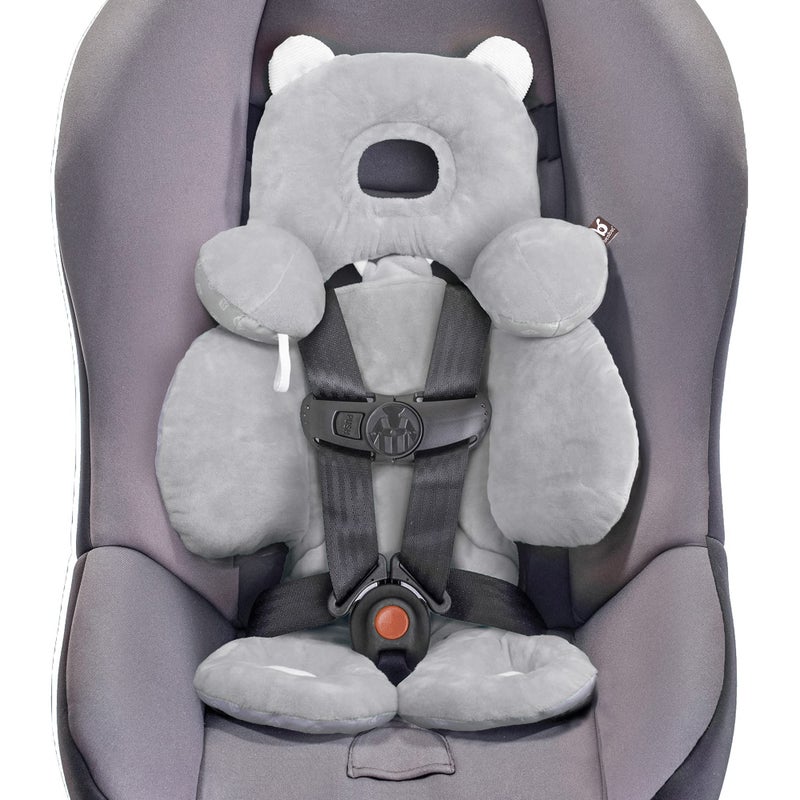 BENBAT Total Body Baby Support Pillow - Stroller Or Car Seat Baby Body Support Pillow - Baby Head Support Pillow and Body Support for Babies - Newborn Gifts and Gifts for Baby Shower (Gray) - Image 2