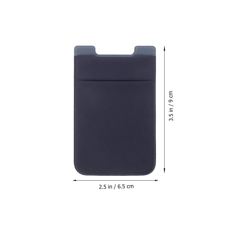 4 pcs Phone Wallet Credit Cell Phone Wallet Dual Slots Phone Card Holder Supply - Image 2