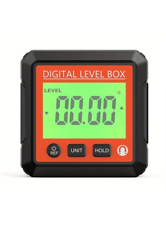 المستوى الرقمي الأحمر 0 01 دقة شاشة LCD مضاءة خلفياً أداة قياس زاوية 90 درجة - Image 1