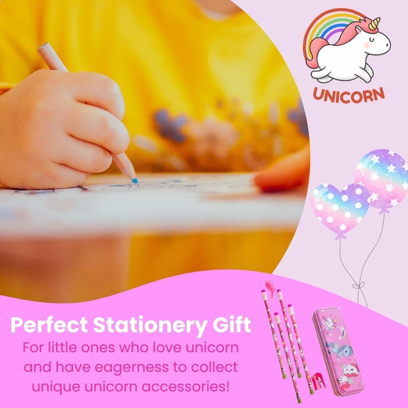 Generic Stationary Gift kit - Car Pencil Cases - School Set - Best for Gift- Return gift - pink  - Image 3