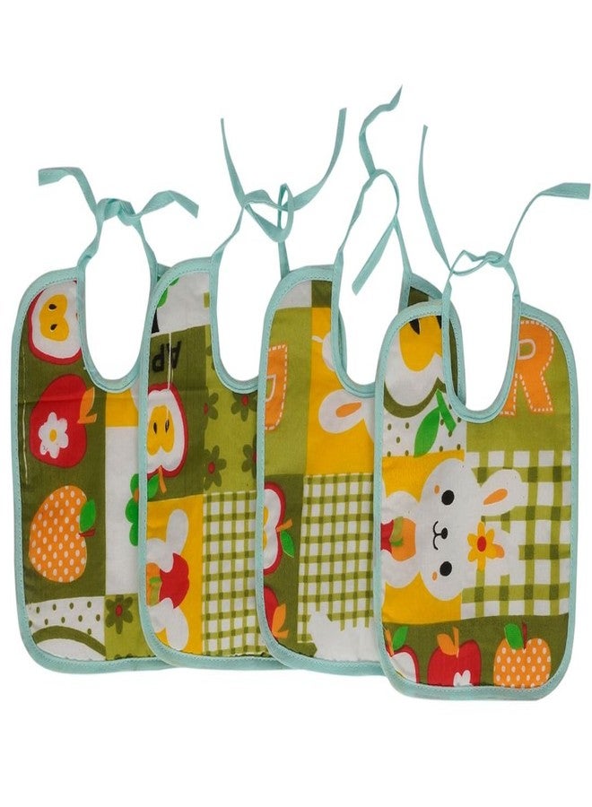 Aarushi Baby Multi Colour Soft Cotton Water Resistance Square Bibs Pack of 12 Print May Very - Image 3