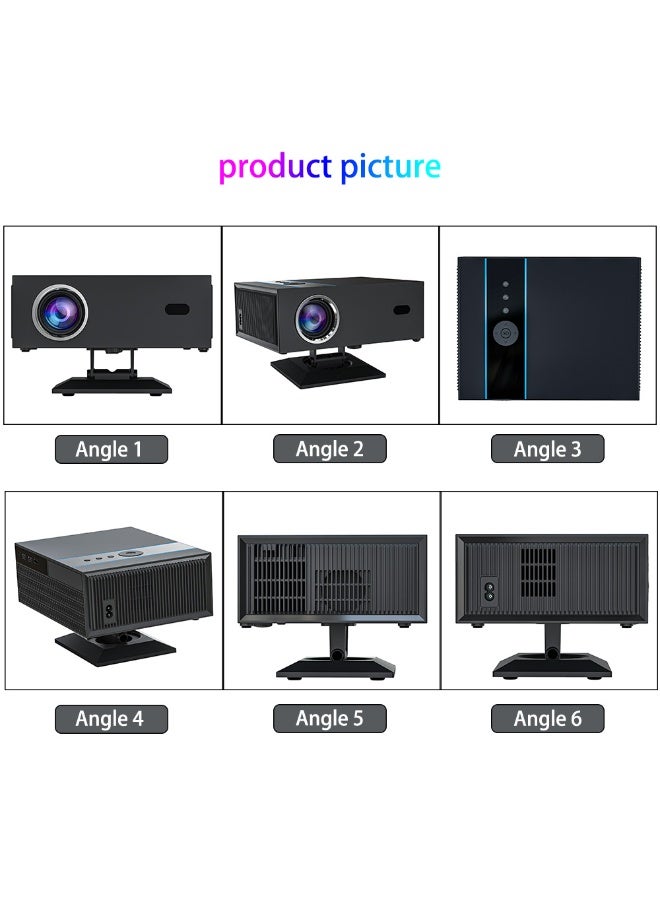 General Classic Projector X6 H716 Full HD 4K 1080P Multifunctional Auto Focus Auto Keystone Correction Intelligent Obstacle Avoidance Screen Automatic Alignment Multiple Compatible Interfaces Headset TV Box PC iPad Phone PS4 PS5 USB  - Image 2