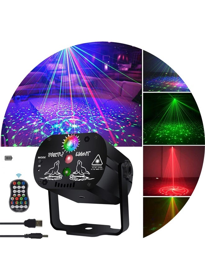 DUNISO Stage Lights,Disco Party LED Lights,Sound Activated for Xmas,Bar,Halloween,Decorations,Karaoke Pub,KTV,Dance,Gift,Birthday,Wedding - Image 1