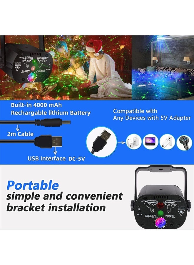 DUNISO Stage Lights,Disco Party LED Lights,Sound Activated for Xmas,Bar,Halloween,Decorations,Karaoke Pub,KTV,Dance,Gift,Birthday,Wedding - Image 4