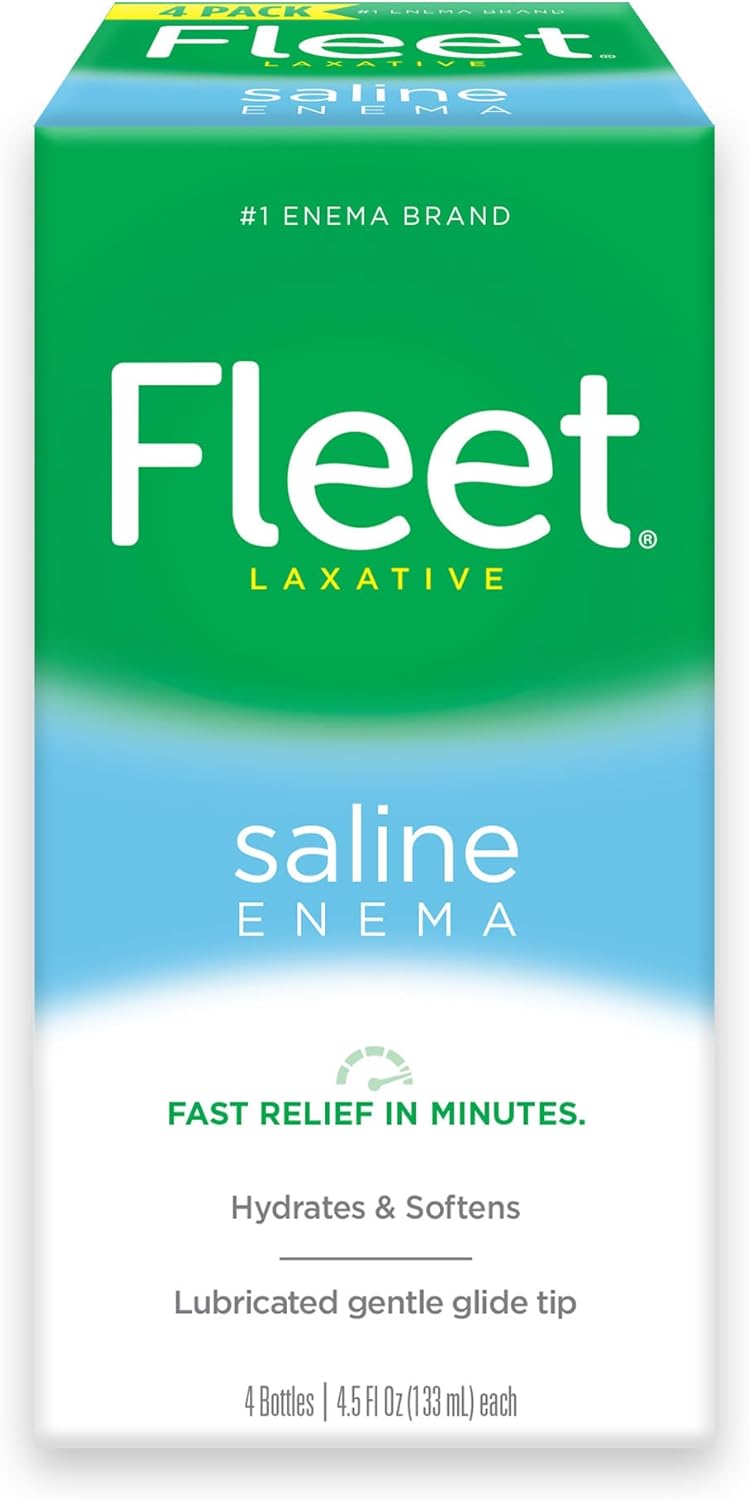 Senokot Extra Strength Natural Vegetable Laxative for Gentle Overnight Relief Occasional Constipation 36 Count  Fleet Saline Enema for Adult Constipation 45 fl oz 4 Bottles - Image 1
