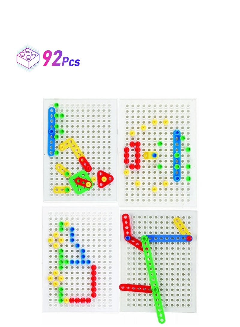 Loquat Plastic Construction Set for Kids – 92 Pieces for Skill and Creativity Development​ - Image 1