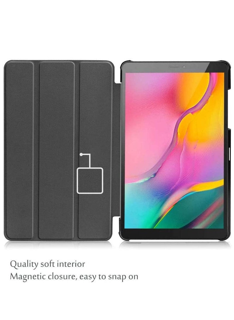 Womdee Galaxy Tab A 8.0 2019 Case T290 T295, Slim Light Cover Trifold Stand Hard Shell Folio Case for 8.0 inch Galaxy Tab A 2019  - Image 5