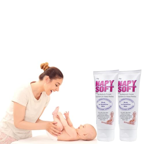 Pil Napy Soft Baby Nappy Diaper Rash Cream for Babies 50g (Pack of 2) with Aloe Vera,Glycerin,Kokum Butter & Almond Oil | Dermatologically Tested Natural Ingredients to Prevent Diaper Rashes,Soothes and moiturises baby's Nappy Area-Cruelty Free - Image 1
