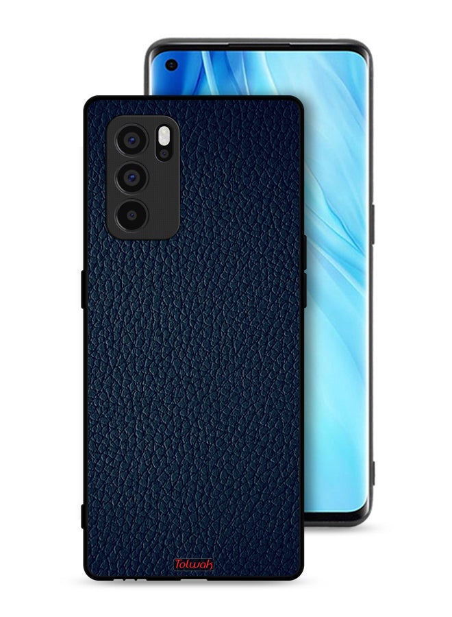 Tolwak Oppo Reno6 Pro 5G Protective Case Cover Leather Pattern - Image 1