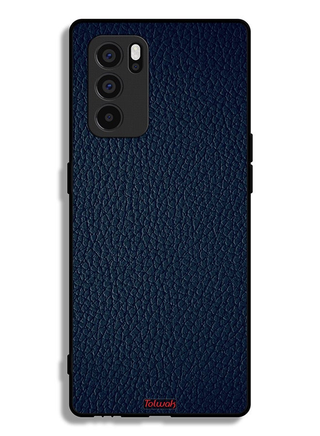 Tolwak Oppo Reno6 Pro 5G Protective Case Cover Leather Pattern - Image 2