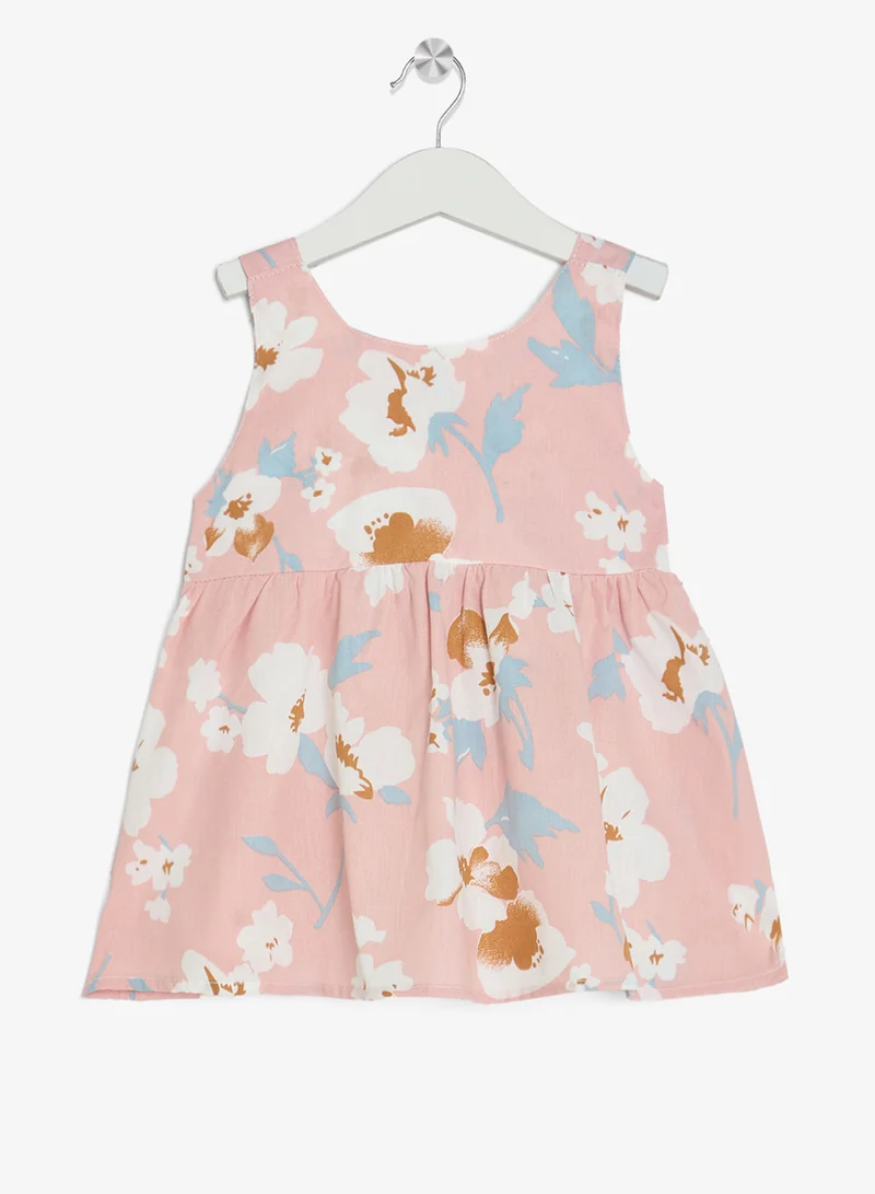 بنياتا فستان بفيونكة