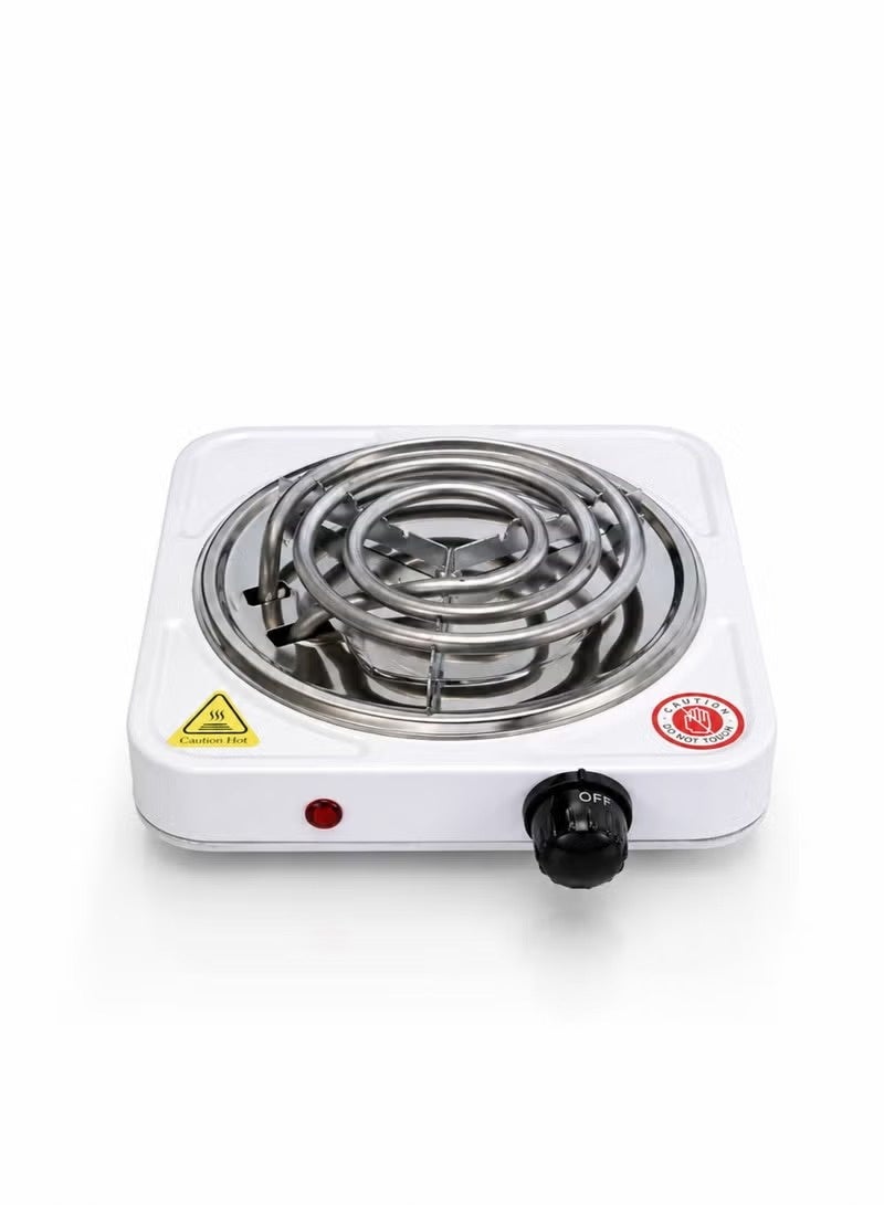 Hot Plate Portable Electric Stove Hot Plate 1000W Single Burner Cooker with Temperature Control Compact Cooking Stove - Image 1