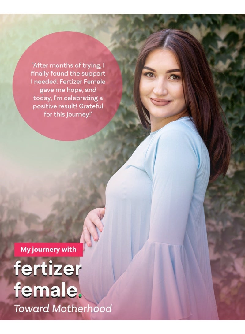 Fertizer Female Fertility Support Sachets 30 Pack – Supports Hormonal Balance, Ovulation & Reproductive Health - Image 2