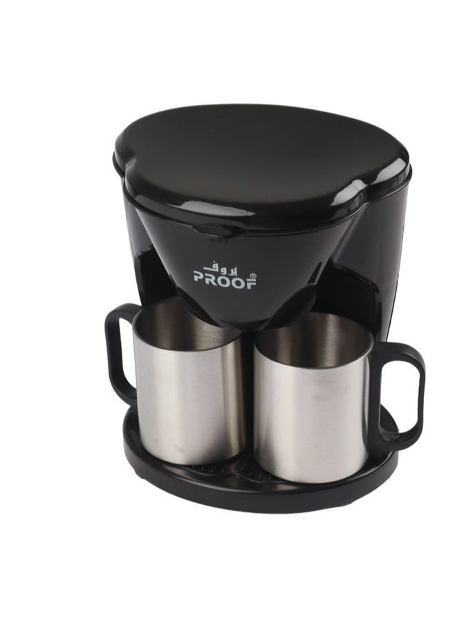 برووف ماكينة صنع القهوة بالتقطير فضى/ أسود - Image 3