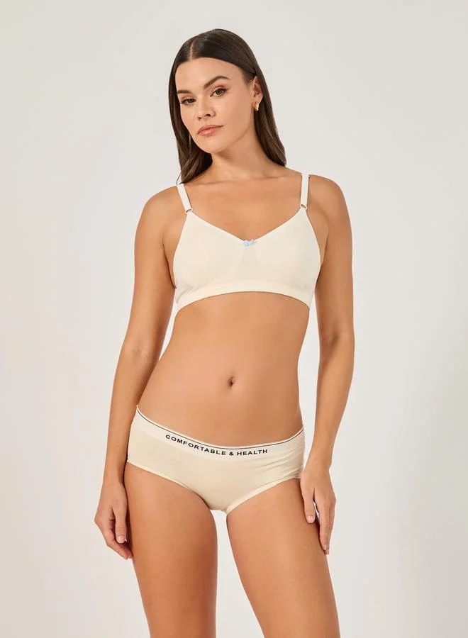 Styli Pack of 2 - Print Detail Waistband Full Briefs